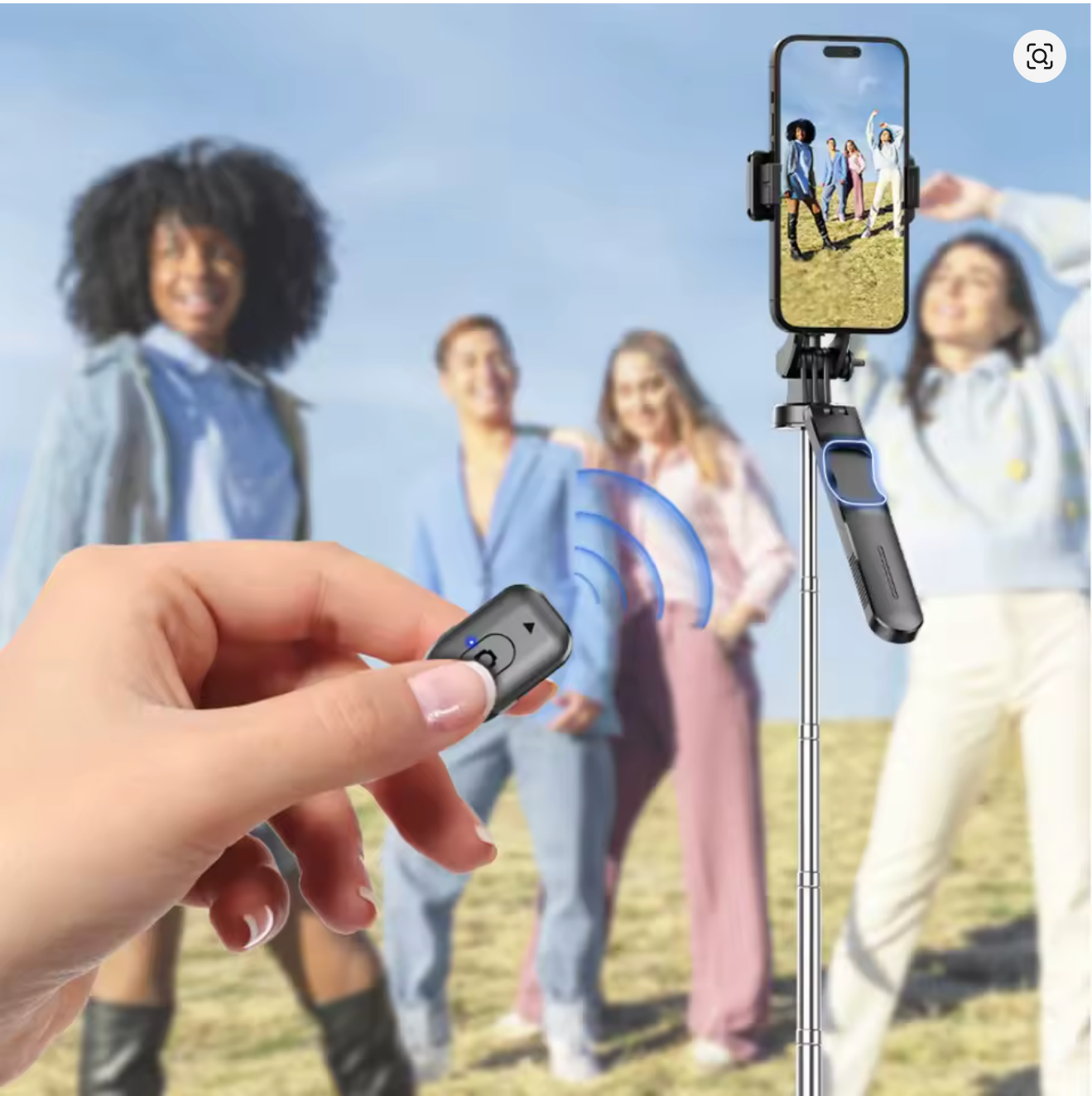 Selfie Stick Tripod 1708mm | Bluetooth Remote | Fill Light | 360° Rotation