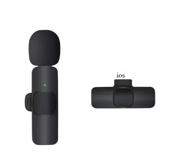 Mini Wireless Lavalier Microphone USB C Noise Cancellation Lapel Mic for iPhone 17/16/15 Video Recording Vlog